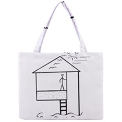 Drawing Mini Tote Bag by ValentinaDesign