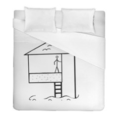 Drawing Duvet Cover (full/ Double Size) by ValentinaDesign