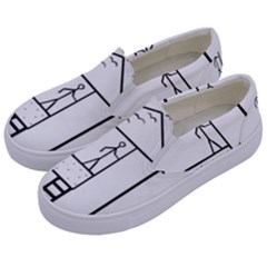 Drawing Kids  Canvas Slip Ons by ValentinaDesign