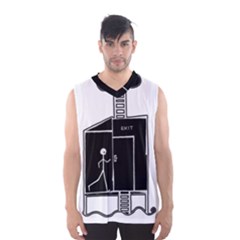 Drawing Men s Basketball Tank Top