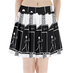 Drawing Pleated Mini Skirt by ValentinaDesign