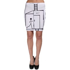 Drawing Bodycon Skirt by ValentinaDesign