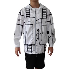 Drawing Hooded Wind Breaker (kids)