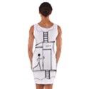 Drawing Wrap Front Bodycon Dress View2