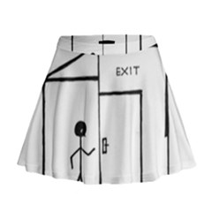 Drawing Mini Flare Skirt by ValentinaDesign