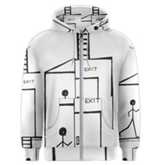 Drawing Men s Zipper Hoodie