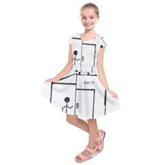 Drawing Kids  Short Sleeve Dress