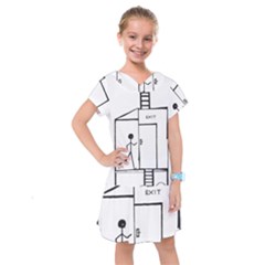 Drawing Kids  Drop Waist Dress