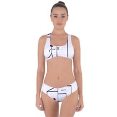 Drawing Criss Cross Bikini Set