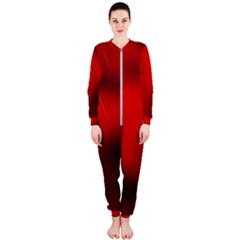 Red Black Abstract Onepiece Jumpsuit (ladies) 