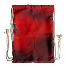 Red Black Abstract Drawstring Bag (large) by Simbadda