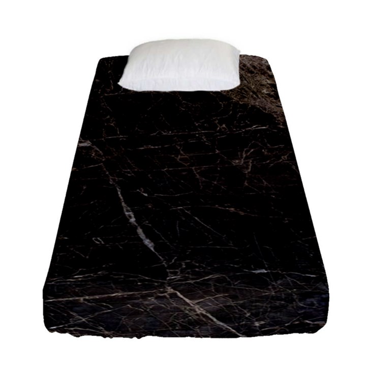 Marble Tiles Rock Stone Statues Fitted Sheet (Single Size)