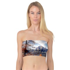 Dolomites Mountains Italy Alpine Bandeau Top by Simbadda