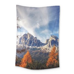 Dolomites Mountains Italy Alpine Small Tapestry by Simbadda