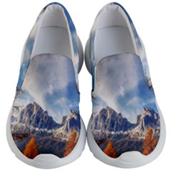 Dolomites Mountains Italy Alpine Kid s Lightweight Slip Ons