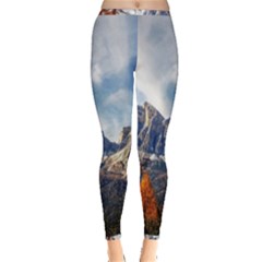 Dolomites Mountains Italy Alpine Inside Out Leggings