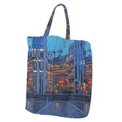 Architecture Modern Building Giant Grocery Zipper Tote by Simbadda