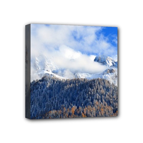 Mountains Alpine Nature Dolomites Mini Canvas 4  X 4  by Simbadda