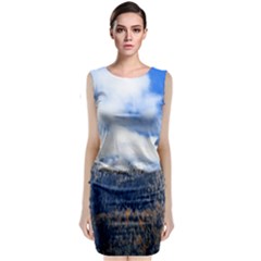 Mountains Alpine Nature Dolomites Classic Sleeveless Midi Dress by Simbadda