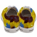 Sunflower Floral Yellow Blue Sky Flowers Photography Women s Low Top Canvas Sneakers View4