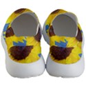 Sunflower Floral Yellow Blue Sky Flowers Photography Men s Lightweight Slip Ons View4