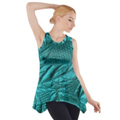 Background Texture Structure Side Drop Tank Tunic by Simbadda