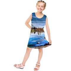 Dolomites Mountains Italy Alpin Kids  Tunic Dress by Simbadda