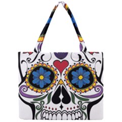 Cranium Sugar Skull Mini Tote Bag by StarvingArtisan