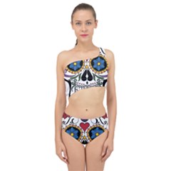 Cranium Sugar Skull Spliced Up Swimsuit by StarvingArtisan