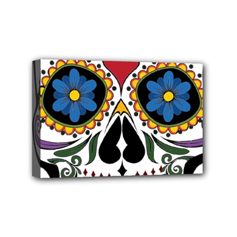 Cranium Sugar Skull Mini Canvas 6  X 4  by StarvingArtisan