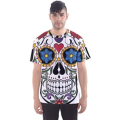 Cranium Sugar Skull Men s Sports Mesh Tee