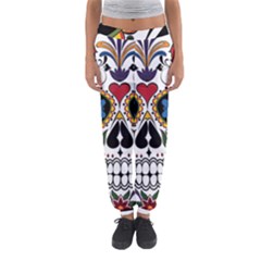 Cranium Sugar Skull Women s Jogger Sweatpants by StarvingArtisan