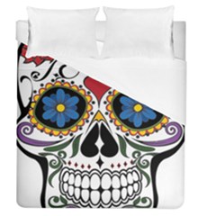 Cranium Sugar Skull Duvet Cover (queen Size) by StarvingArtisan