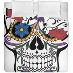 Cranium Sugar Skull Duvet Cover Double Side (king Size) by StarvingArtisan