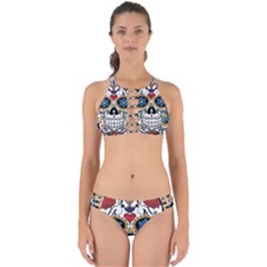 Cranium Sugar Skull Perfectly Cut Out Bikini Set by StarvingArtisan