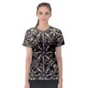 Dark Tropical Pattern Women s Sport Mesh Tee View1