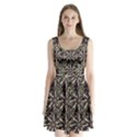 Dark Tropical Pattern Split Back Mini Dress  View1