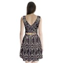 Dark Tropical Pattern Split Back Mini Dress  View2