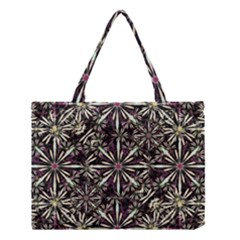 Dark Tropical Pattern Medium Tote Bag by dflcprints