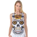 Sugar Skull Women s Basketball Tank Top View1