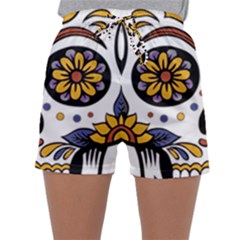 Sugar Skull Sleepwear Shorts by StarvingArtisan