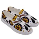 Sugar Skull Men s Canvas Slip Ons View3