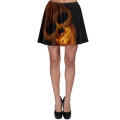 Laughing Skull Skater Skirt by StarvingArtisan