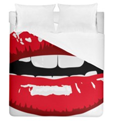 Sexy Lips Duvet Cover (queen Size) by StarvingArtisan