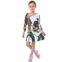 Rnr Kids  Long Sleeve Velvet Dress