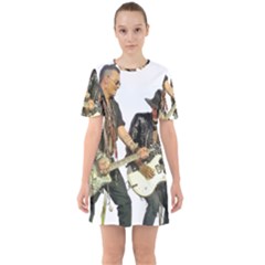 Rnr Sixties Short Sleeve Mini Dress