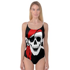 Pirate Skull Camisole Leotard  by StarvingArtisan