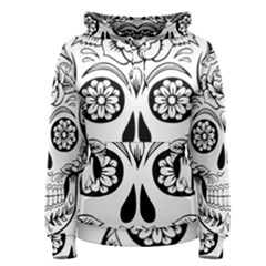 Sugar Skull Women s Pullover Hoodie by StarvingArtisan