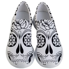 Sugar Skull Women s Lightweight Slip Ons by StarvingArtisan