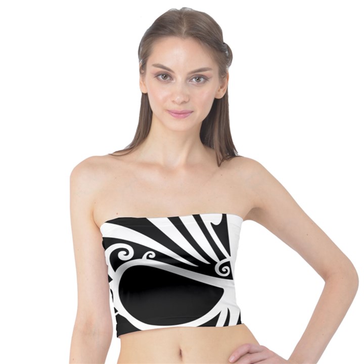 Tribal Sugar Skull Tube Top